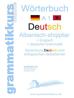 cover image of Wörterbuch Deutsch--Albanisch--Englisch A1